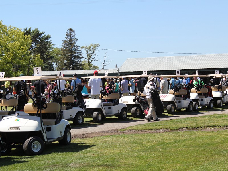 carts at Cordova Golf Course